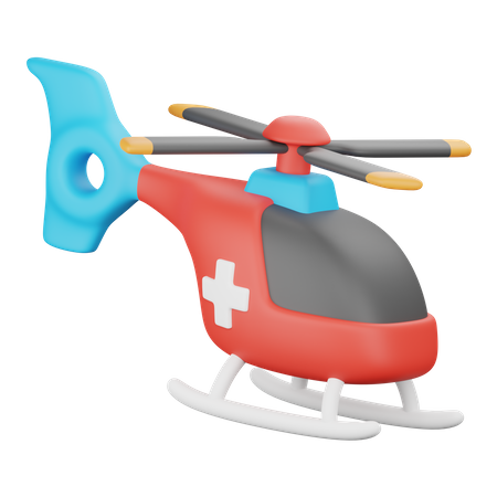 Hélicoptère  3D Icon