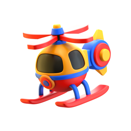 Jouets d'hélicoptère  3D Icon