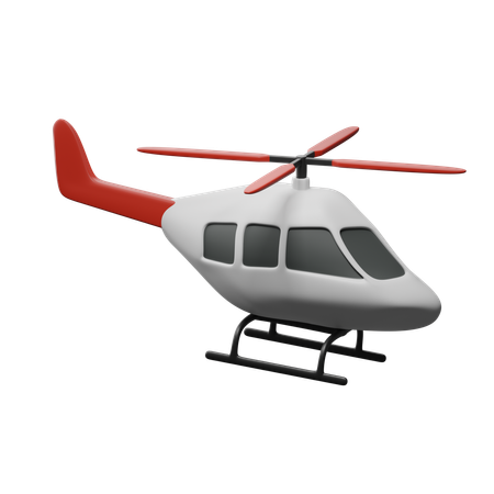 Helicóptero  3D Icon