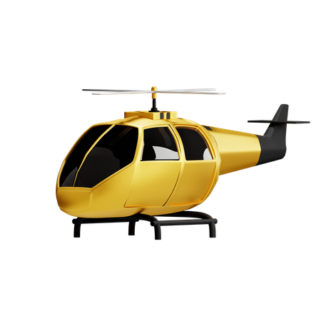 Helicóptero  3D Icon