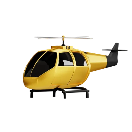 Helicóptero  3D Icon