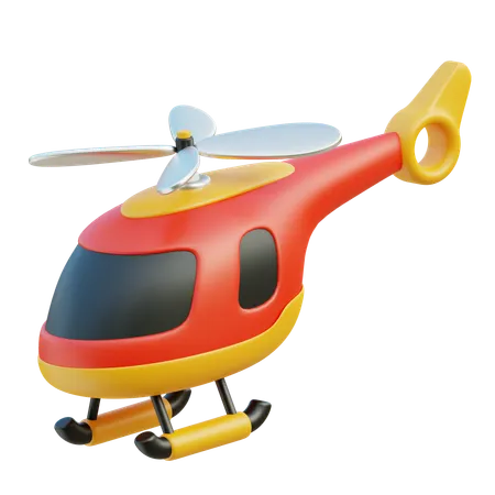 Helicóptero  3D Icon