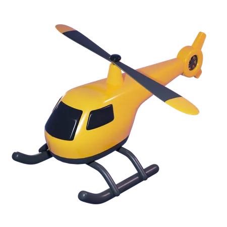 Icone 3 D Do Helicoptero 3D Icon