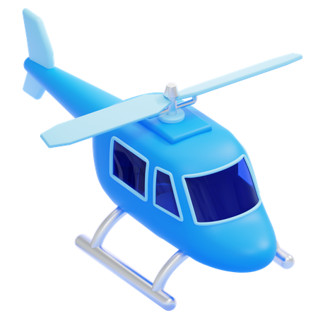 Helicóptero  3D Icon