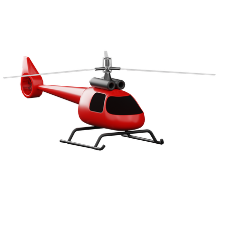 Helicóptero  3D Icon