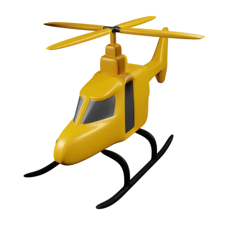 Helicóptero  3D Icon