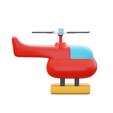 Helicóptero de juguete  3D Icon