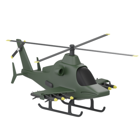 Helicóptero do exército  3D Icon