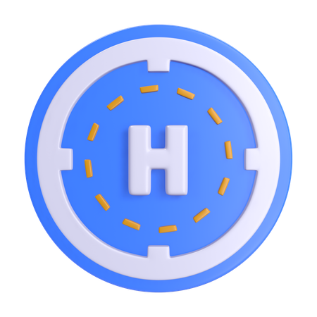Héliport  3D Icon