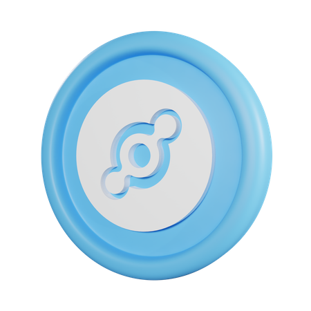 Helium Coin  3D Icon