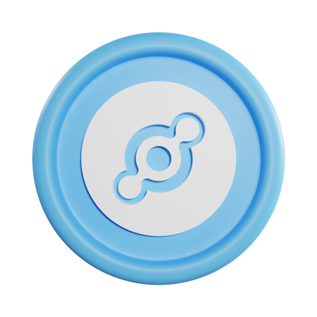 Helium Coin  3D Icon