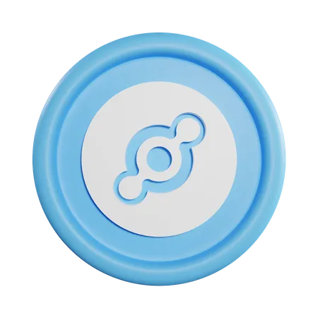 Helium Coin  3D Icon