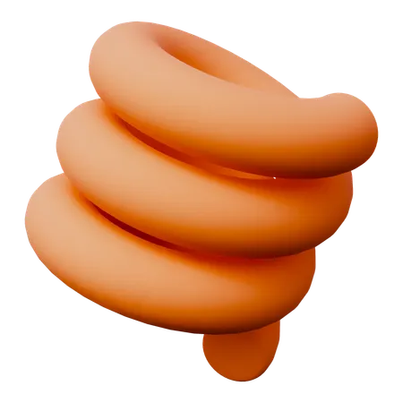 Helix Shape  3D Icon