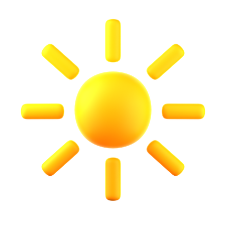 Helle Sonne  3D Icon