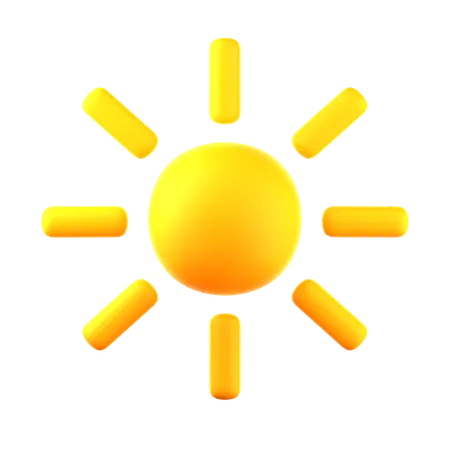 Helle Sonne  3D Icon