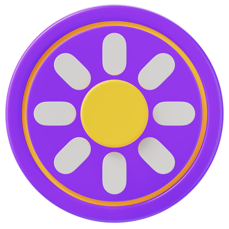 Helligkeit  3D Icon