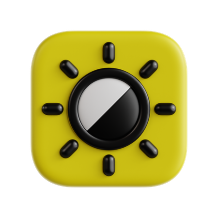 Helligkeit  3D Icon