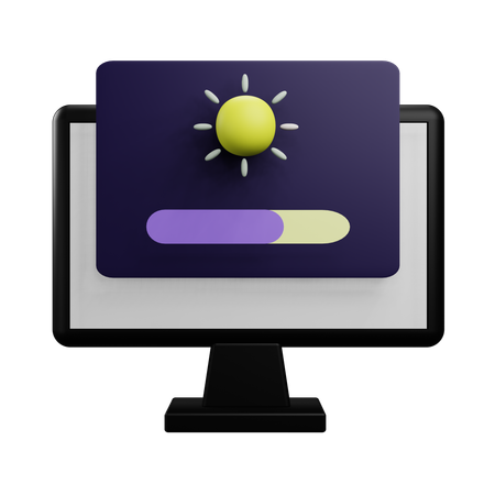 Helligkeit  3D Icon