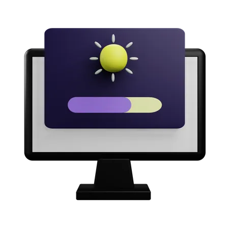 Helligkeit  3D Icon