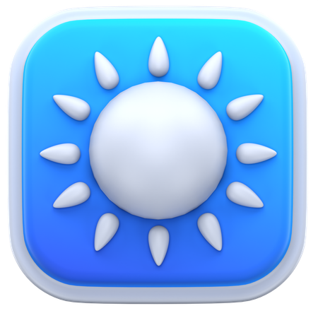 Helligkeit  3D Icon