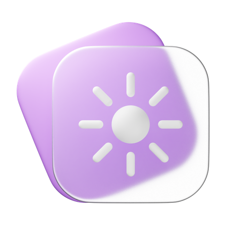 Helligkeit  3D Icon