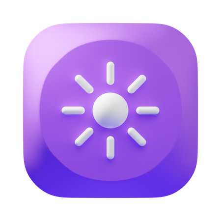 Helligkeit  3D Icon