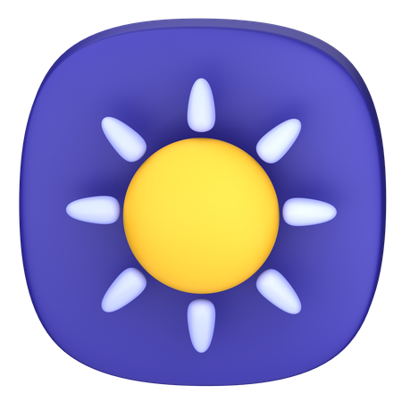 Helligkeit  3D Icon