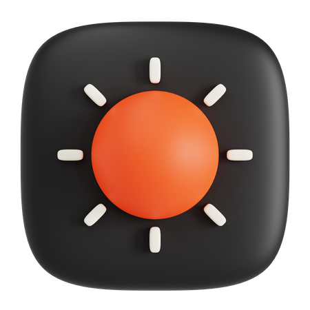 Helligkeit  3D Icon