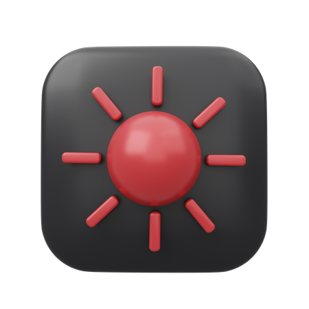 Helligkeit  3D Icon