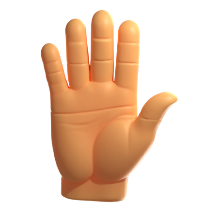 Hello Hand  3D Icon