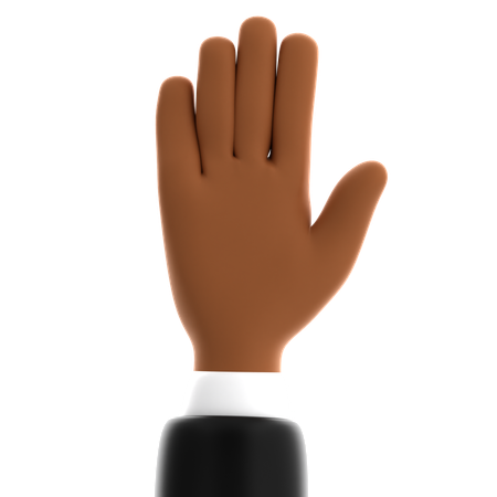 Hello Hand Gesture  3D Icon