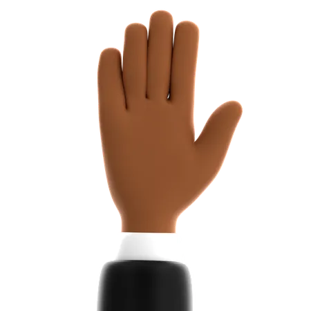 Hello Hand Gesture  3D Icon
