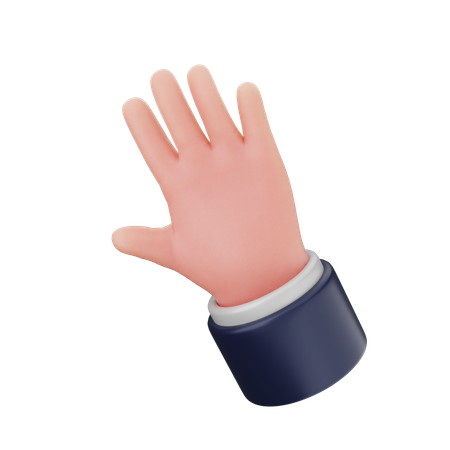 Hello Hand Gestures  3D Icon