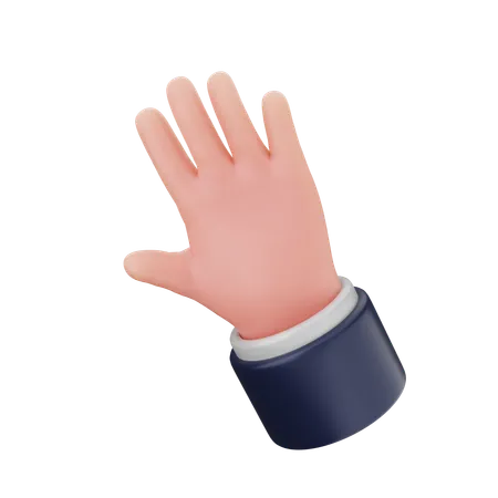 Hello Hand Gestures  3D Icon