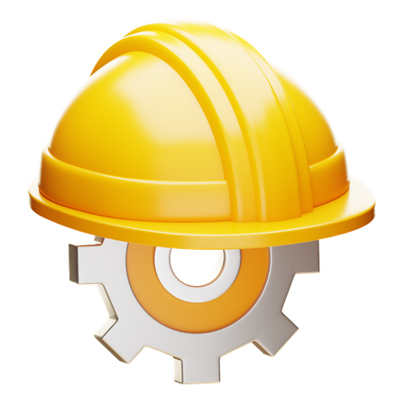 ヘルメットとギア  3D Icon