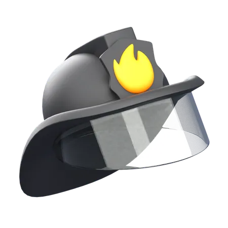 Helmet Fire Fighter  3D Icon