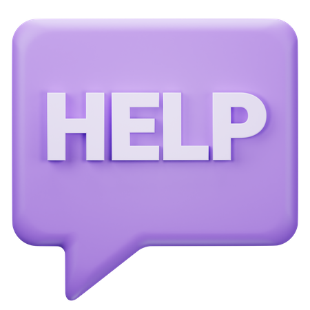 Help  3D Icon