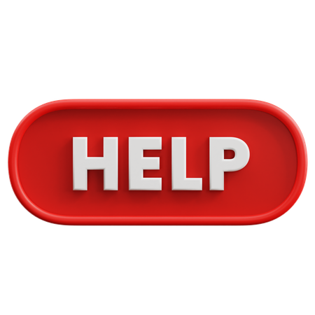 HELP  3D Icon