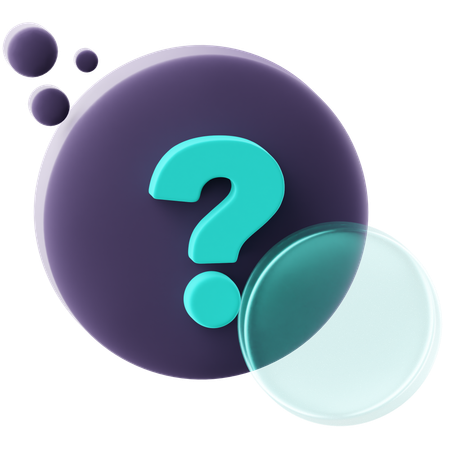 Help Button  3D Icon