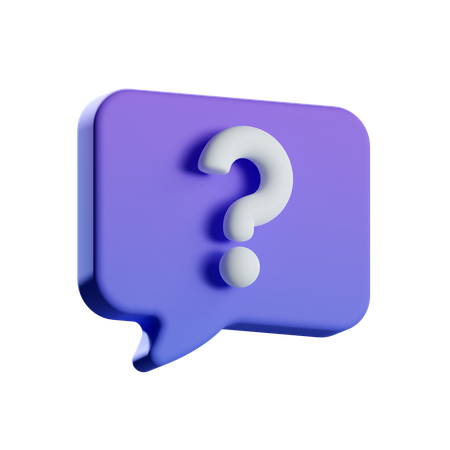 Help Chat  3D Icon