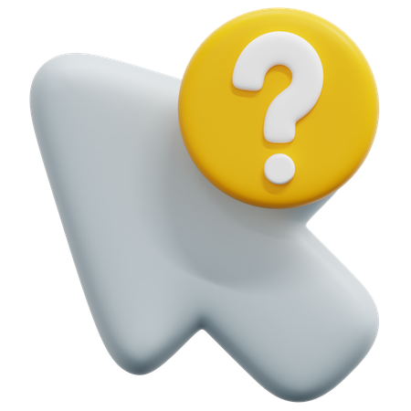 Help Cursor  3D Icon