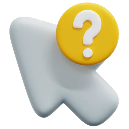 Help Cursor  3D Icon