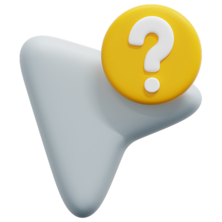 Help Cursor  3D Icon