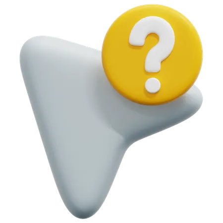 Help Cursor  3D Icon