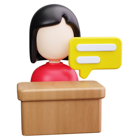 Help Desk  3D Icon