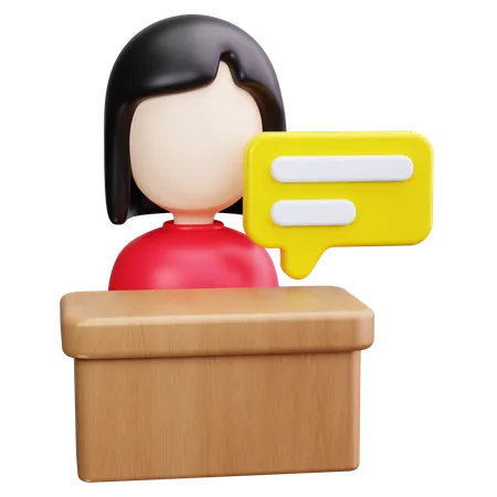 Help Desk  3D Icon