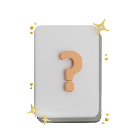 Help Document  3D Icon