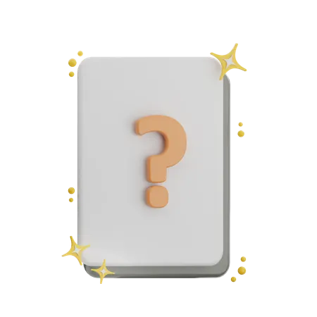 Help Document  3D Icon