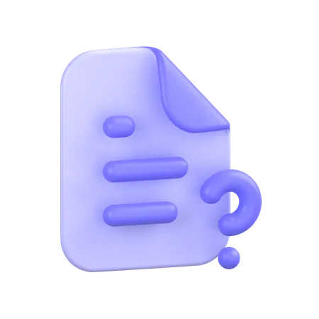 Help-file 3D Icon