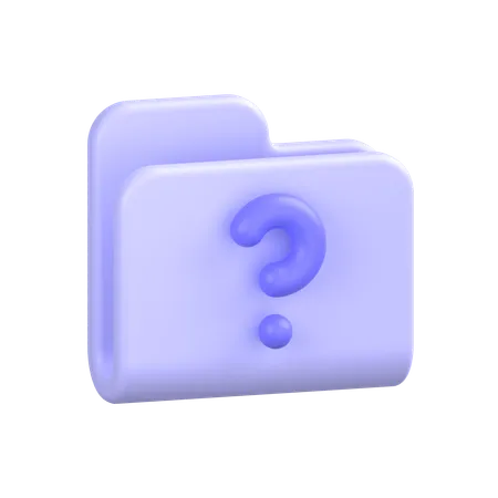 Help Folder  3D Icon